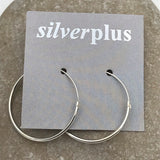 Simple Hoop Earrings 25 mm