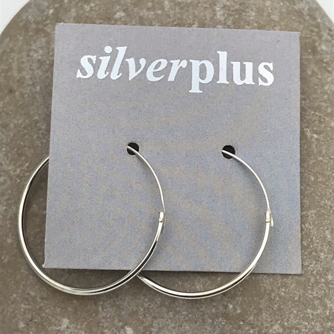 Simple Hoop Earrings 25 mm