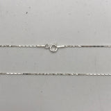 Sparkly Curb With Twist 1.1 mm Chain