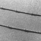 Sterling Silver Fancy Sparkle Balls Necklace 1 mm/1.9 mm