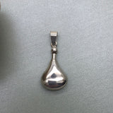 Sterling Silver Perfume Tear Drop Pendant or Kohl Liner