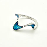 Sterling Silver Ocean Wave Ring